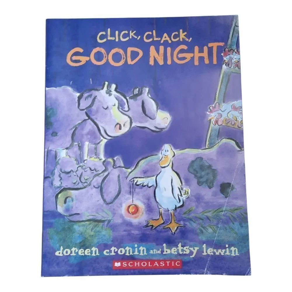 Scholastic Blue and Purple Children's Book